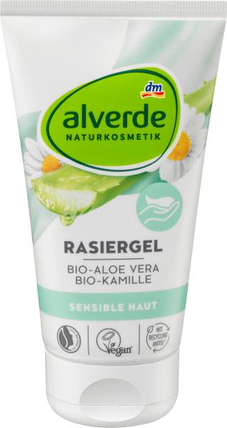 dm alverde Sensitiv Rasiergel Bio-Aloe Vera, Bio-Kamille