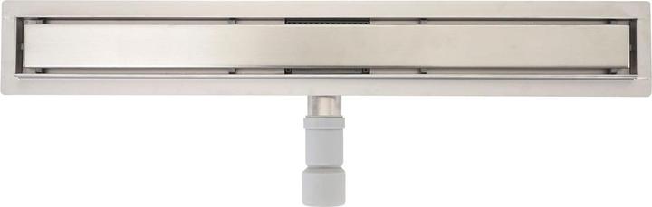 Image du produit Swisshandel24 Caniveau de douche 110cm écoulement de sol caniveau de douche, inox siphon 50-120cm - 51212 (1140 mm)