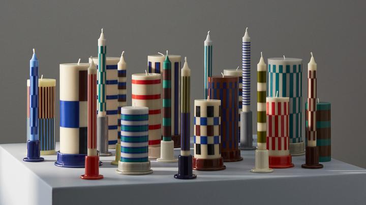 Produktbild HAY - Tube Candleholder Small H5 cm - Red