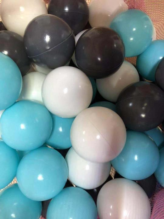 Produktbild Knorrtoys Bälleset ca. Ø6 cm - 300 balls/creme/grey/lightblue