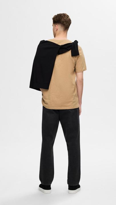 Image du produit Selected Homme T-shirt en coton filé flamme (S)