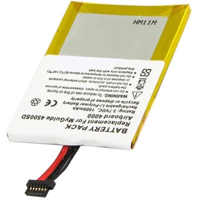AccuCell Akku für Typhoon MyGuide 4500, MP3 + Media-Player Zubehör
