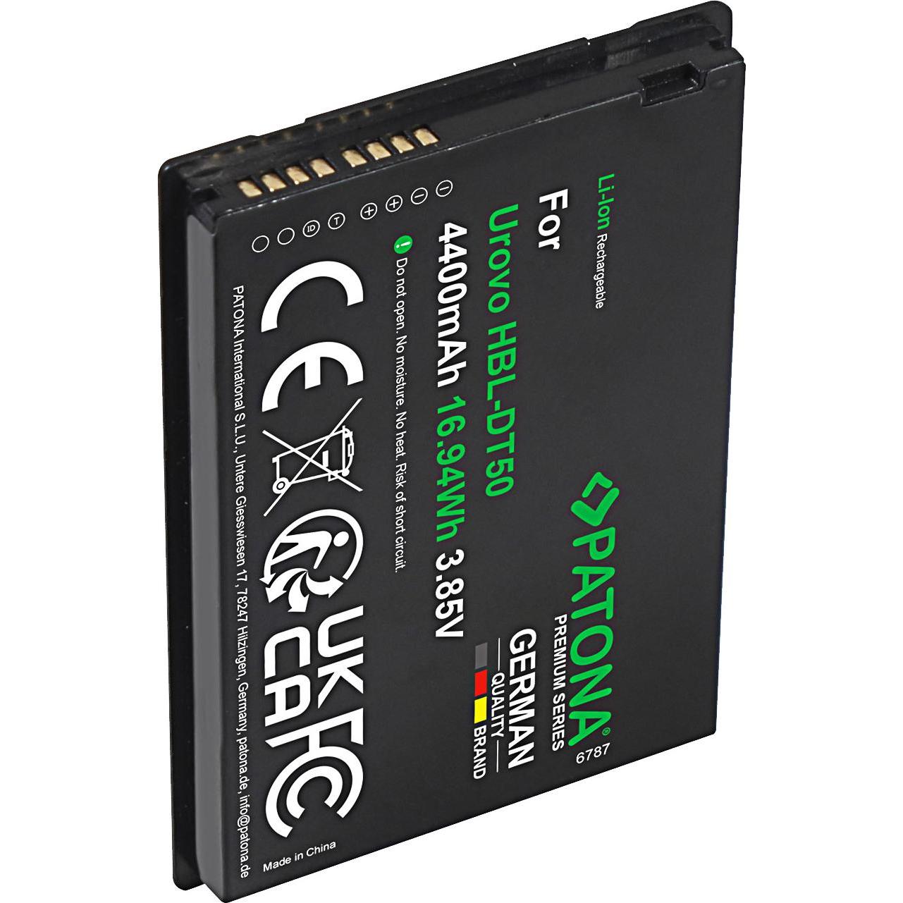 Patona Premium Akku für Urovo DT50 HBL-DT50, Accessori lettore codice a barre