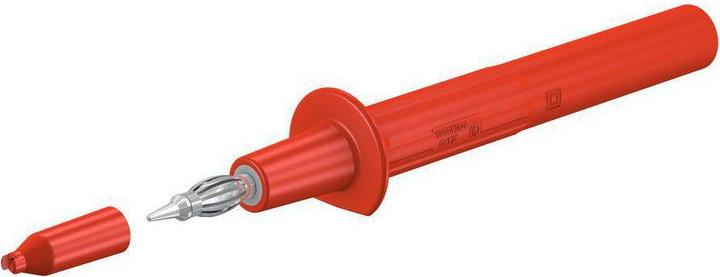 Stäubli Sicherheitsprüfspitze ø 4 mm rot