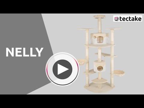 Immagine prodotto tectake Nelly (204 cm, Grigio/bianco)