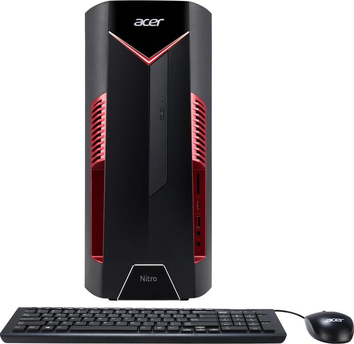 Produktbild Acer Nitro 50 – 256GB+1TB – N50-600 (512 GB, 16 GB, Intel Core i7-8700, GeForce RTX 2070)