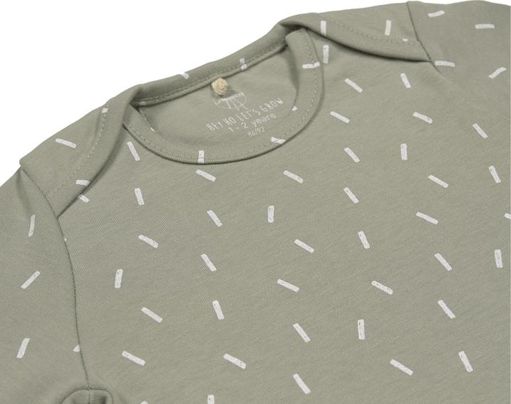 Produktbild Lässig Kurzarm-Body Speckles Olive Gr. 62/68 (62, 68)