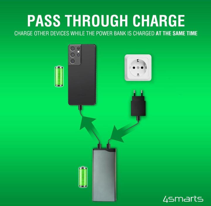 Productafbeelding 4smarts VoltHub Pro (10000 mAh, 22.50 W, 37 Wh)