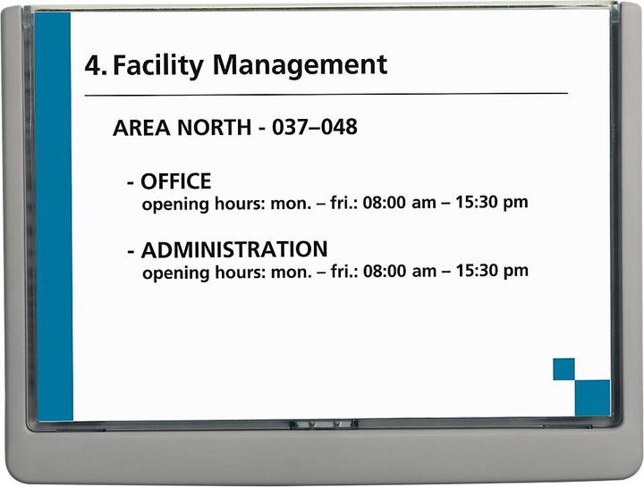 Image du produit Durable plaque signalétique