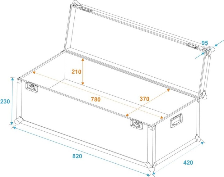 Produktbild Roadinger UniversalTransportCase 80x (Universal)