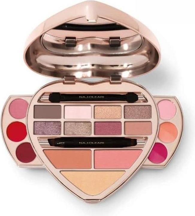 Actual product image Naj Oleari Il Cuore Makeup Palette for Face, Eyes, and Lips