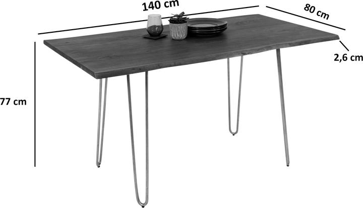 Actual product image SAM Hannah (140 x 80 x 77 cm)