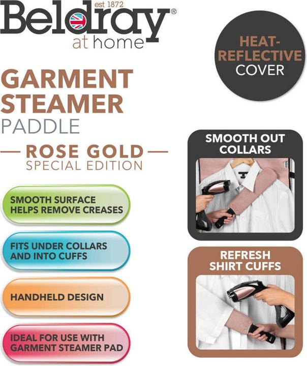 Produktbild Beldray LA031534ROSEFEU7 Garment Steamer paddle