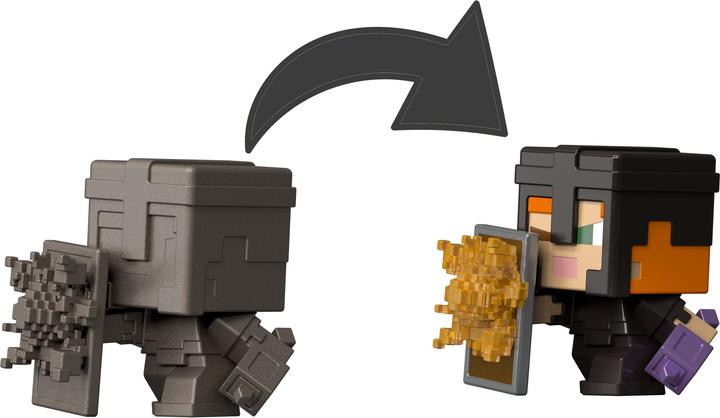 Actual product image Mattel Minecraft Mini Mode Potion Brewing Action Figures with Color Reveal (Characters May Vary)