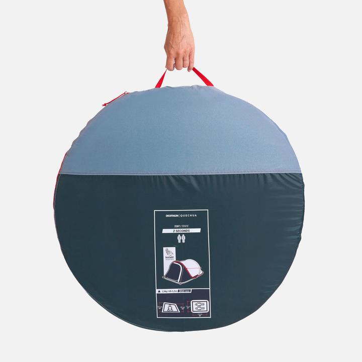Image du produit Quechua 2 Seconds 2P (Tente instantanée, 3 kg, 2 personnes)