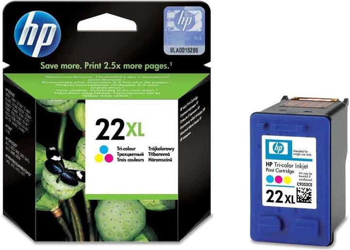 Image du produit HP 22xl (M, C, Y)