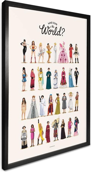 Produktbild Trenddeko Tohmé - Who run the World (40 x 50 cm)