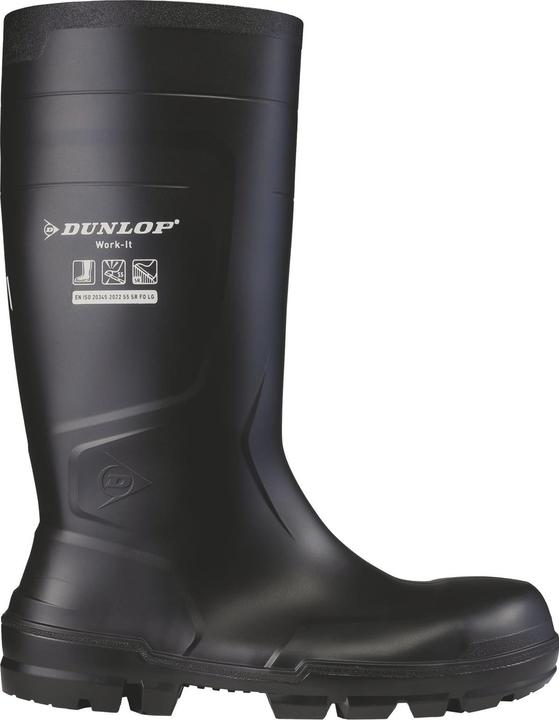Immagine prodotto Dunlop Stivali da lavoro Work-it a sicurezza totale, S5/SR/LO/LG, PVC, misura 46, nero (46)