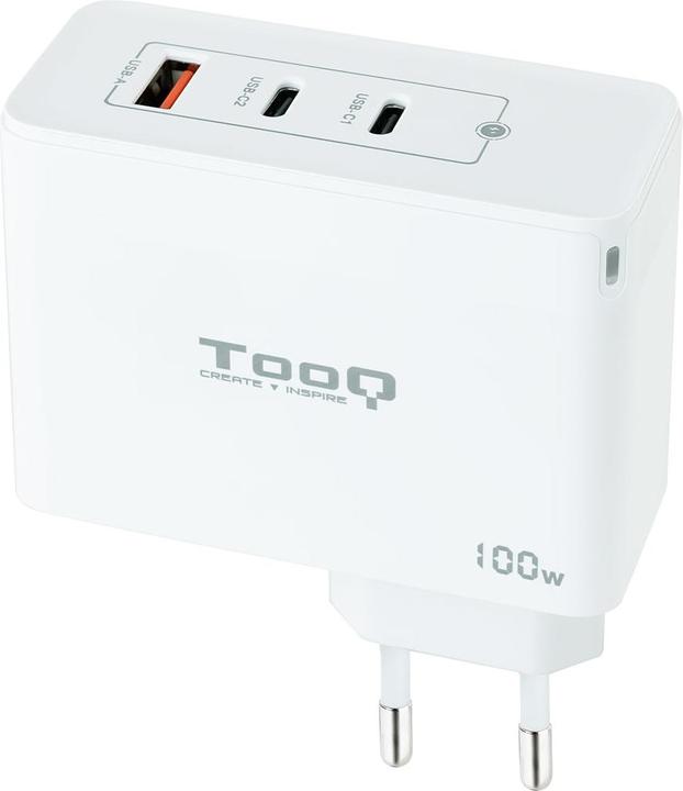 Immagine prodotto Tooq Technology CARGADOR DE PARED GaN 2xUSB-C/PD USB-A/QC 100W (100 W)