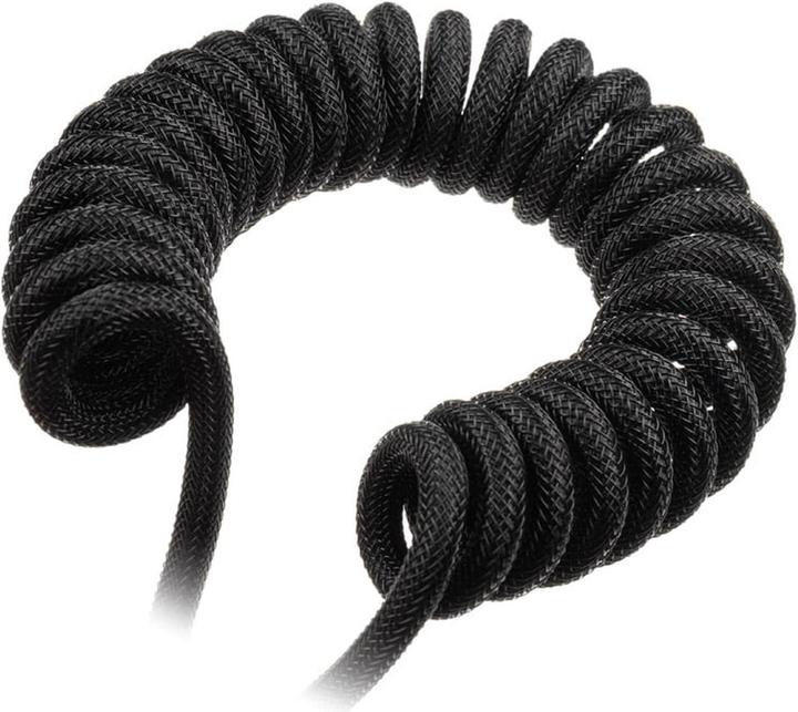 Actual product image Ducky Premicord Pine Green Spiralkabel, USB Typ C auf Typ A (1.80 m, USB 2.0)