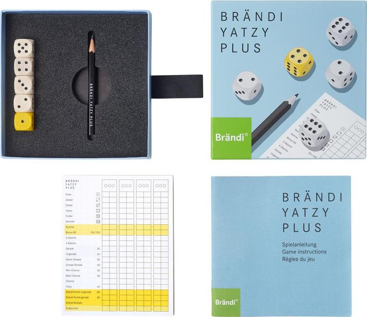 Brändi Yatzy Plus (Allemand, Anglais, Français, 2 - 4 Joueur)