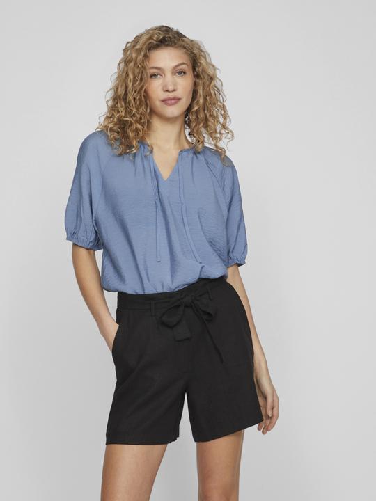 Actual product image Vila Tie neck top with short sleeves (38)