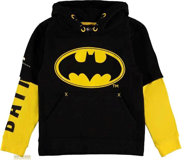 Produktbild Batman Core Logo Double Sleeve Hoodie Boys (146, 152)