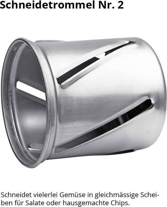 Actual product image Tromco Grater attachment set classic with drum 1/2/3 (Kenwood)