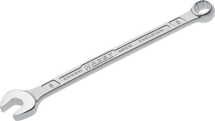 Image du produit HAZET Clé mixte 600N-6 ∙ Profil Traction à 12 pans extérieurs ∙ 6 mm (6 mm)