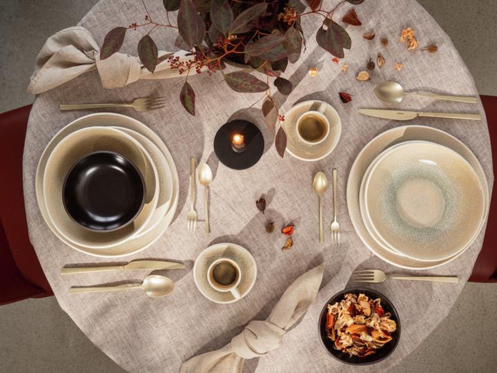 Actual product image Rosenthal Junto - Dune/Slate Grey - Set 24 pcs./espresso (24 pcs.)