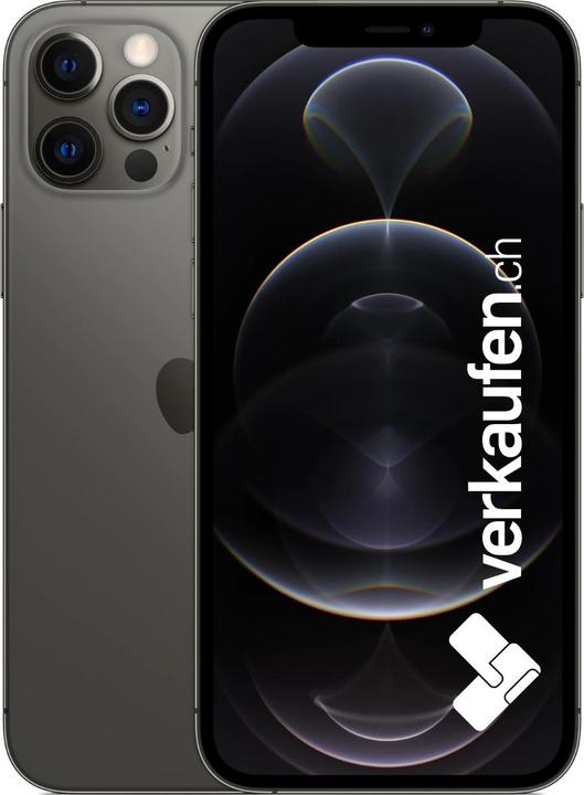 Produktbild verkaufen.ch iPhone 12 Pro (128 GB, Graphite, 6.10", 12 Mpx, SIM + eSIM, A / Wie neu)