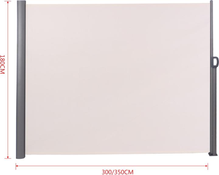 Image du produit CLP Pare-vue Lovington 180x300 cm, crème (3 m)