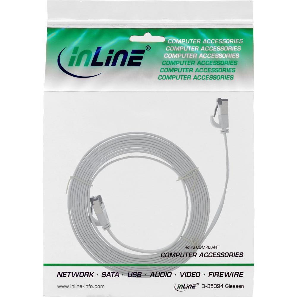 Thumbnail - InLine Patchkabel flach (U/FTP, CAT8.1, 1 m), Netzwerkkabel