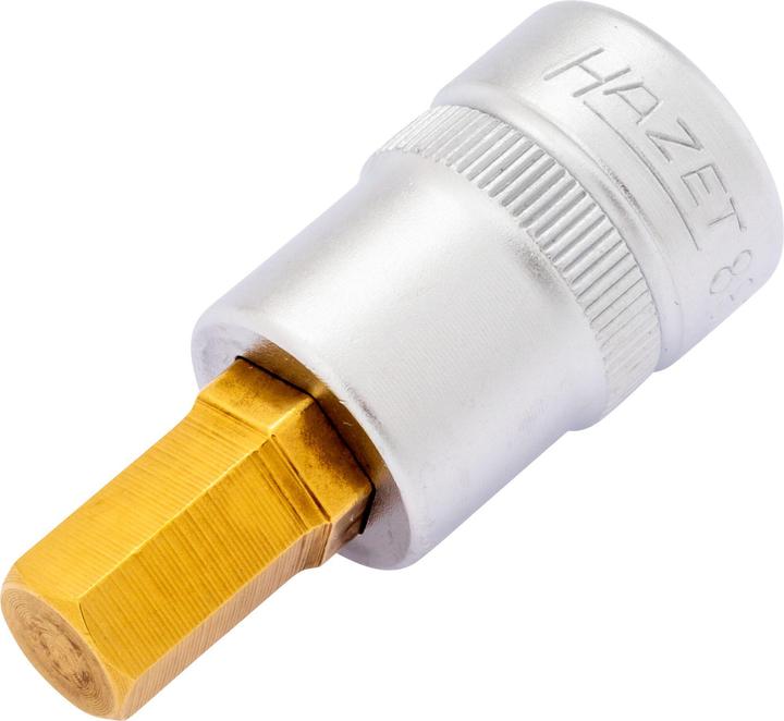 Produktbild HAZET Schraubendreher-Steckschlüsseleinsatz 8801K-9 ∙ Vierkant10 mm (3/8 Zoll) ∙ Innen Sechskant Pr… (9 mm)
