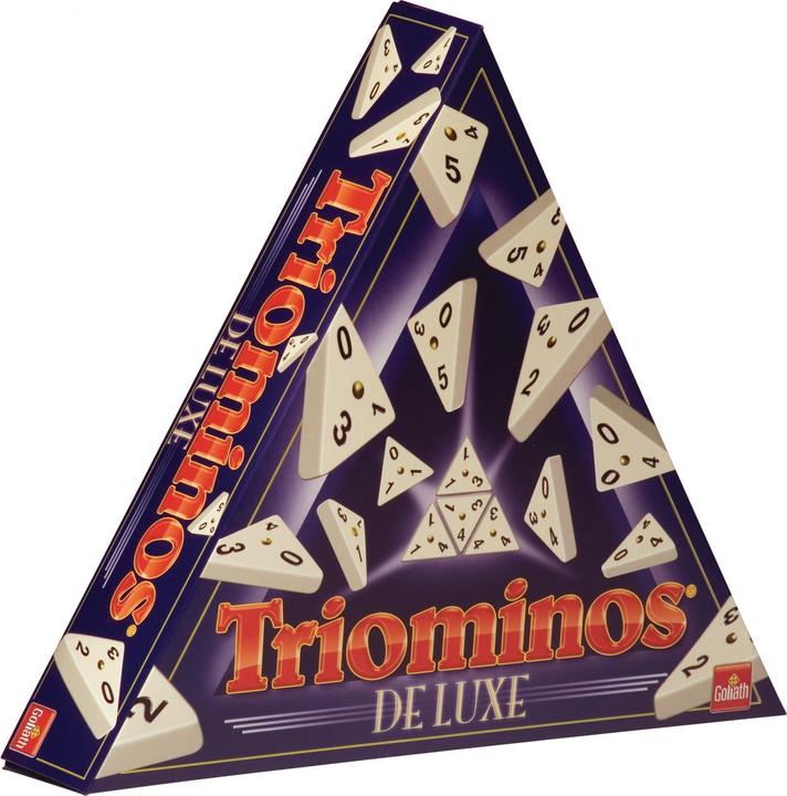 Actual product image Ravensburger Triominos de Luxe Triangle (German, English, French, Italian)