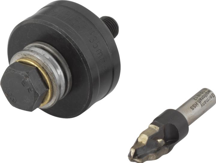 Actual product image wolfcraft 1 2-piece hole cutter set ø35mm(1 3/8)