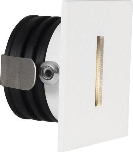 Actual product image Nova Luce PASSAGIO LED recessed wall light white 1W IP54 warm white 3.7x2.2x3.7cm 8090801