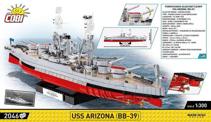 Image du produit Cobi USS Arizona (BB-39)