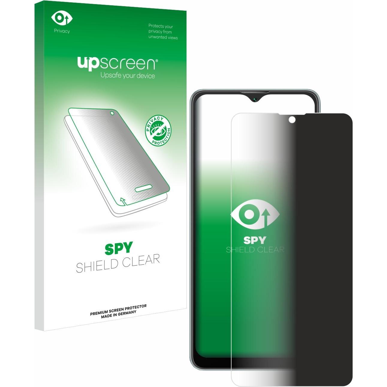 upscreen Spy Shield Blickschutzfolie (1 Stück, Blackview A53), Smartphone Schutzfolie, Blau