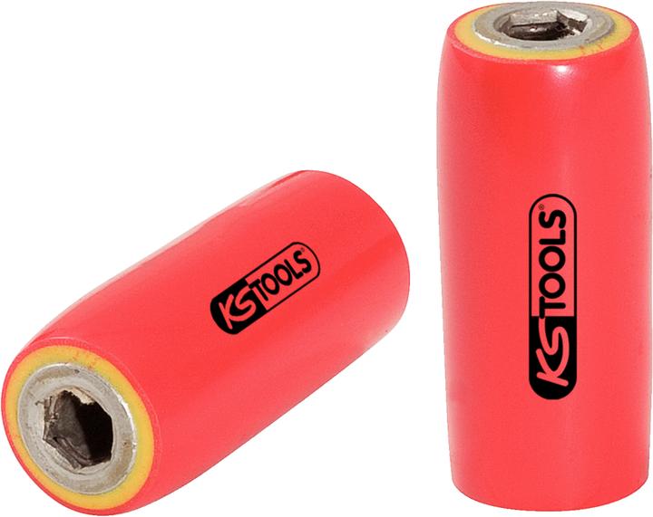 Produktbild KS Tools 3/8" Bithalter mit Schutzisolierung für 8 mm Bits (3/8")