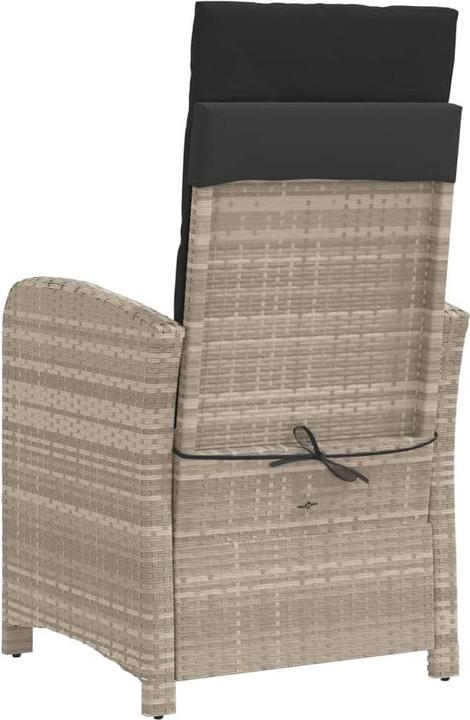 Produktbild vidaXL Gartensessel mit Fussteil 2Stk. Verstellbar