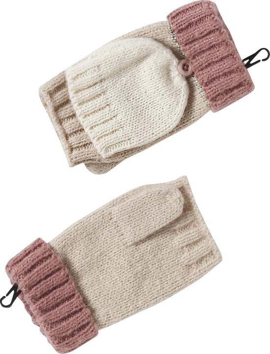 Actual product image Vertbaudet Mädchen-Set: Mütze, Rundschal & 2-in-1-Handschuhe, Colorblock (152, 158)