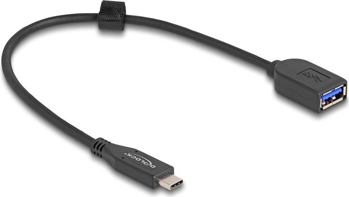 Actual product image Delock USB 10 Gbps cable USB Type-C plug to Type-A socket (0.25 m, USB 3.2 Gen 2)