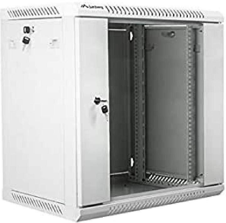 Lanberg WF01-6412-10S Rack 12U Wandmontiertes Regal Grau (12 HE, 19 Zoll Rack)