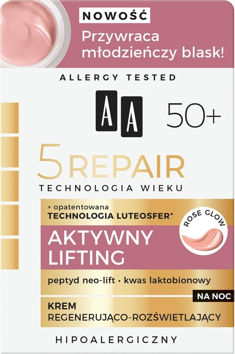 Produktbild Oceanic Aa 5 - Repair Technology Age Active Lifting R (50 ml, Nachtcreme)