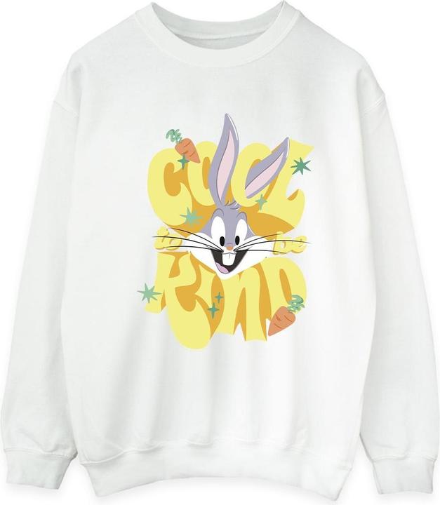 Actual product image Looney Tunes Mens Bugs Cool To Be Kind Sweatshirt (S)