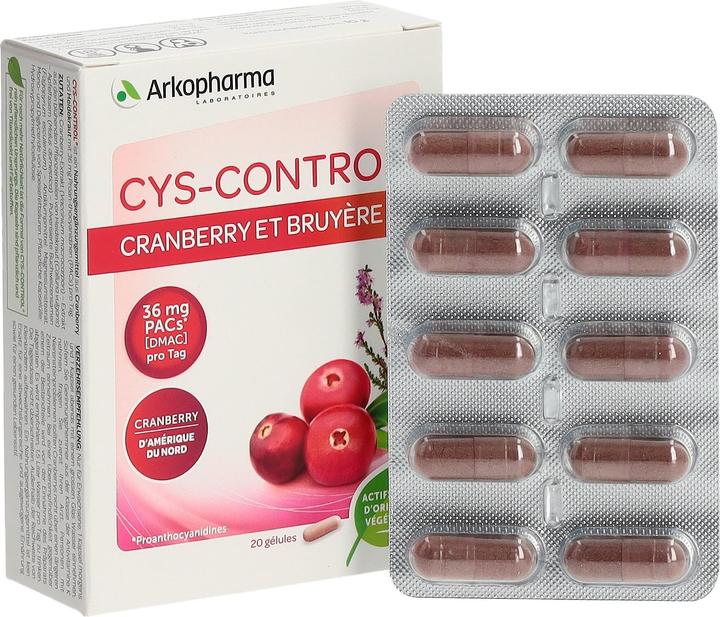 Actual product image Arkopharma Cys-Control (20 Piece, Capsules, 24 g)