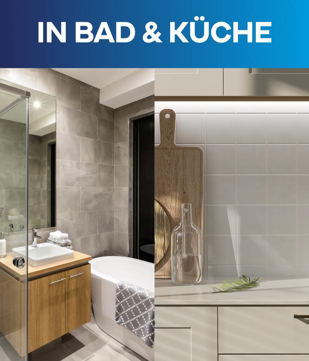 Produktbild Plid Fliesenlack Set 1,5l glänzend für ca. 16m² / Lackierset +0,5l Anlauger (Lichtgrau, 1.50 l)