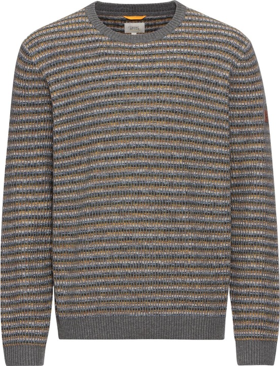 Actual product image Camel Active Mouline knitted jumper in a striped pattern (XXL)