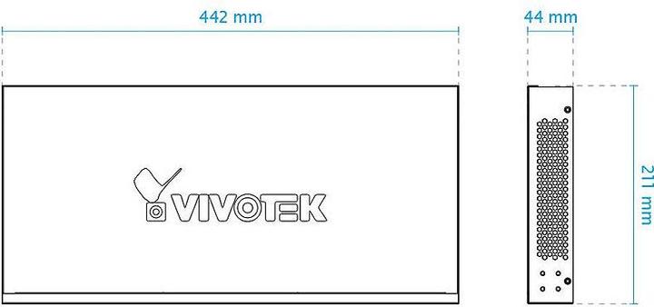 Image du produit Vivotek AW-GEV Série Layer 2+ AW-GEV-264B-370 (24 Ports)